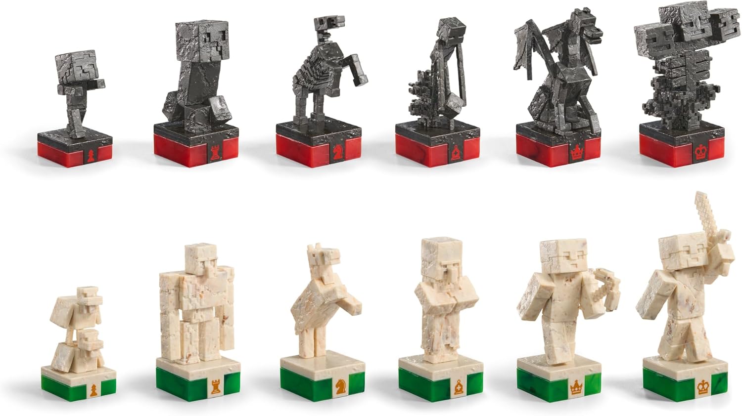 Minecraft Chess Set The Noble Collection Minecraft Chess Set The Noble Collection